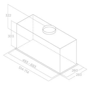 Встраиваемая вытяжка Элика LANE SENSOR BL MAT/A/72 старая версия фото 2 в Челябинске Встраиваемая вытяжка Elica LANE SENSOR BL MAT/A/72 старая версия фото 2 в Челябинске