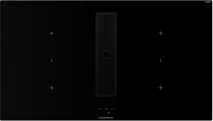 Индукционная варочная поверхность с вытяжкой Kuppersbusch KMI 9850.1 SR-E Black Velvet фото в Челябинске