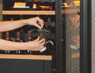 Встраиваемый двухтемпературный винный шкаф EuroCave D-INSP-M I-090022-M фото 3 в Челябинске