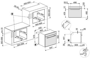 Духовой шкаф Smeg SO6102TG фото 4 в Челябинске