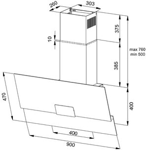 Вытяжка Кертинг KHC 96373 BXGN фото 4 в Челябинске Вытяжка Korting KHC 96373 BXGN фото 4 в Челябинске