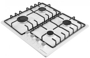 Газовая варочная панель MAUNFELD EGHE.64.3STS-EW фото 4 в Челябинске