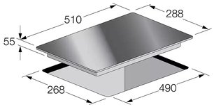 Варочная панель Fulgor Milano CH 302 ID TC BK фото 4 в Челябинске