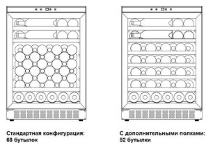 Винный шкаф Дометик B68G Basic фото 2 в Челябинске Винный шкаф Dometic B68G Basic фото 2 в Челябинске