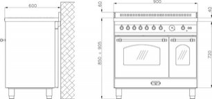 Варочный центр Lofra RLVD96MFTE/CI Br фото 3 в Челябинске