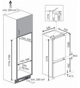 Встраиваемый холодильник Тека CI 320 фото 2 в Челябинске Встраиваемый холодильник Teka CI 320 фото 2 в Челябинске