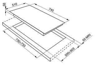 Варочная панель Smeg PVB750 фото 4 в Челябинске