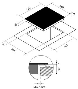 Индукционная варочная панель Pando PI-DOM фото 3 в Челябинске