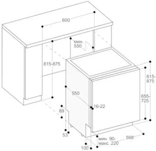 Встраиваемая посудомоечная машина Gaggenau DF480162 фото 3 в Челябинске