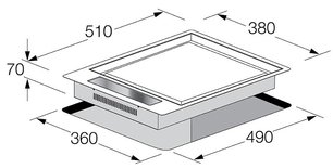 Теппан-яки Fulgor Milano CPH 402 ID TY TC X/2 фото 4 в Челябинске