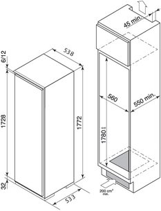 Встраиваемый однокамерный холодильник Де Дитрих DRS 635 JE фото 2 в Челябинске Встраиваемый однокамерный холодильник De Dietrich DRS 635 JE фото 2 в Челябинске