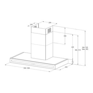 Купольная вытяжка Кертинг KHC 6877 N фото 3 в Челябинске Купольная вытяжка Korting KHC 6877 N фото 3 в Челябинске