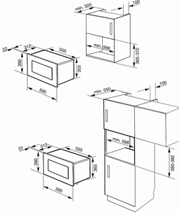Микроволновая печь Smeg MP322X фото 4 в Челябинске