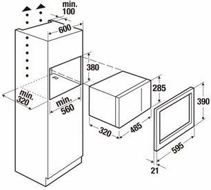 Микроволновая печь Kuppersbusch M 6120.0 W фото 4 в Челябинске