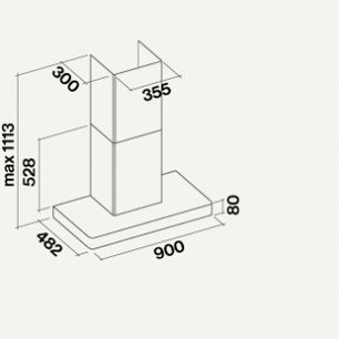 Вытяжка Фалмек Stilo 90 white wall (NRS) фото 4 в Челябинске Вытяжка Falmec Stilo 90 white wall (NRS) фото 4 в Челябинске