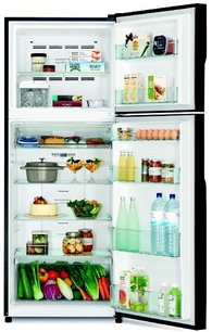 Холодильник Хитачи R-V 472 PU8 BBK фото 3 в Челябинске Холодильник Hitachi R-V 472 PU8 BBK фото 3 в Челябинске