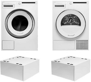 Asko Classic 11 (стиральная машина W2084.W/3 + сушильная машина T208C.W + напольный ящик HPS5323W (2 шт)) фото в Челябинске Asko Classic 11 (стиральная машина W2084.W/3 + сушильная машина T208C.W + напольный ящик HPS5323W (2 шт)) фото в Челябинске