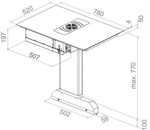 Варочная панель с вытяжкой Pando E-390/78 V.1130 ECO PLUS + KIT FCLR-AE фото 4 в Челябинске