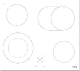 Варочная поверхность Korting HK 62051 BW фото в Челябинске