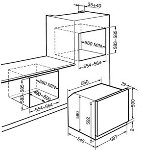 Духовой шкаф Смег SFP130B-1 фото 2 в Челябинске Духовой шкаф Smeg SFP130B-1 фото 2 в Челябинске