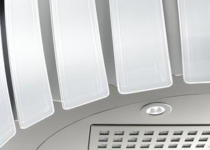 Вытяжка Фалмек Prestige isola 75 Vetro ix (800) white фото 2 в Челябинске Вытяжка Falmec Prestige isola 75 Vetro ix (800) white фото 2 в Челябинске