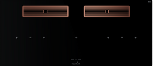 Индукционная варочная поверхность с вытяжкой Kuppersbusch KMI 12850.0 SR-S Copper фото в Челябинске