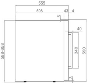 Встраиваемый винный шкаф Pando PVMAVP 60-23CRR W фото 3 в Челябинске