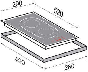 Стеклокерамическая варочная панель Zigmund Shtain CI 29.3 W фото 4 в Челябинске