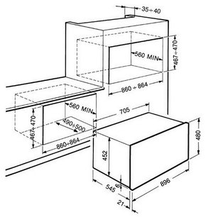 Духовой шкаф Смег S890AMRO9 фото 2 в Челябинске Духовой шкаф Smeg S890AMRO9 фото 2 в Челябинске