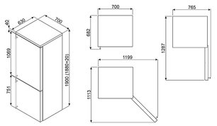 Холодильник Смег FA8003POS фото 3 в Челябинске Холодильник Smeg FA8003POS фото 3 в Челябинске