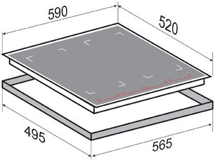 Стеклокерамическая варочная панель Zigmund Shtain CI 29.6 W фото 2 в Челябинске