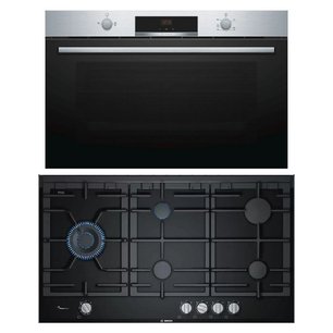 Bosch (духовой шкаф VGD553FB0 + варочная панель PRS9A6D70M) фото в Челябинске