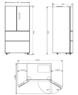 Холодильник Куперсберг NFD 183 X фото 4 в Челябинске Холодильник Kuppersberg NFD 183 X фото 4 в Челябинске