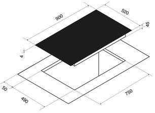 Варочная панель Pando PI-3500 Airlink фото 2 в Челябинске
