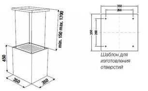 Островная вытяжка Kuppersbusch DI 3800.0 W4 Gold фото 2 в Челябинске