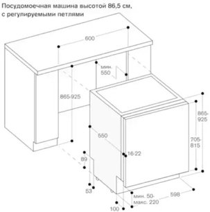 Встраиваемая посудомоечная машина Гаггенау DF271160F фото 2 в Челябинске Встраиваемая посудомоечная машина Gaggenau DF271160F фото 2 в Челябинске