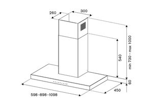 Вытяжка Бертаззони KT90P1NEV фото 3 в Челябинске Вытяжка Bertazzoni KT90P1NEV фото 3 в Челябинске