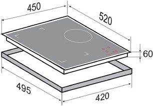 Стеклокерамическая варочная панель Zigmund Shtain CI 49.4 B фото 2 в Челябинске