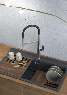 Смеситель Omoikiri Osaka C-WH фото 4