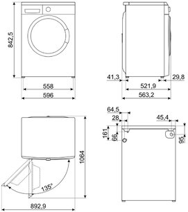 Стиральная машина Смег WM3T84RU фото 4 в Челябинске Стиральная машина Smeg WM3T84RU фото 4 в Челябинске