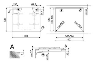 Варочная панель Smeg PV164S2 фото 4 в Челябинске
