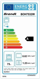 Встраиваемый духовой шкаф Brandt BOH7532W фото 3 в Челябинске