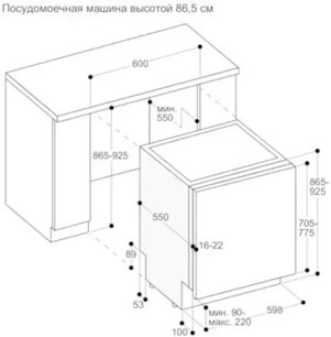 Встраиваемая посудомоечная машина Gaggenau DF271160 фото 2 в Челябинске