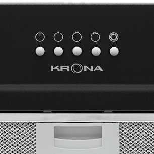 Встраиваемая вытяжка KRONA KATE 600 BLACK PB V2 фото 4 в Челябинске