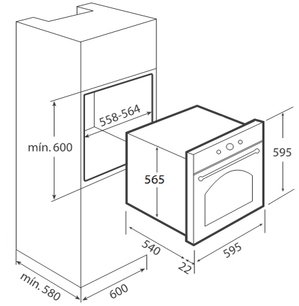 Духовой шкаф Тека HR 650 WHITE CREAM   фото 2 в Челябинске Духовой шкаф Teka HR 650 WHITE CREAM   фото 2 в Челябинске