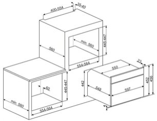 Микроволновая печь Smeg SF4750MOT фото 2 в Челябинске