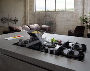 Варочная панель с вытяжкой Elica NIKOLATESLA FLAME EVO BL/A/88 фото 2 в Челябинске