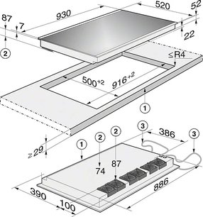 Индукционная панель Miele KM6395 FlexTouch фото 2 в Челябинске