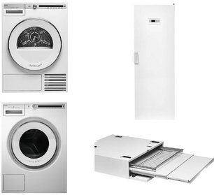 Asko Logic 24 (стиральная машина W4086C.W/3 + сушильная машина T408HD.W + сушильный шкаф DC7784 V.W + выдвижная полка HDB1153W) фото в Челябинске Asko Logic 24 (стиральная машина W4086C.W/3 + сушильная машина T408HD.W + сушильный шкаф DC7784 V.W + выдвижная полка HDB1153W) фото в Челябинске