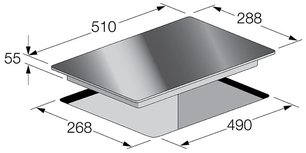 Варочная панель Fulgor Milano CH 302 ID TC WH/2 фото 2 в Челябинске